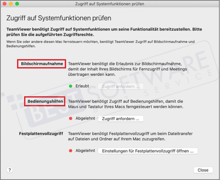 teamviewer auf mac